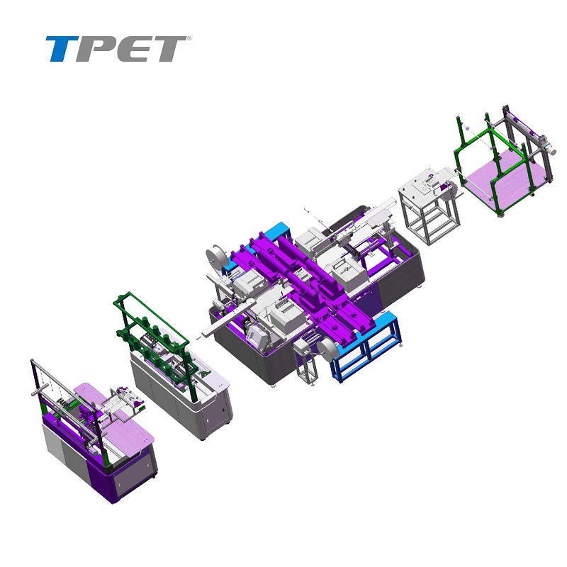 fully automatic microfiber mop pad making machine et 9640-0