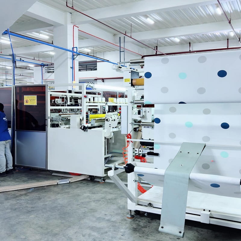 fully automatic envelope pillowcase making machine a b fabric et 6628-1