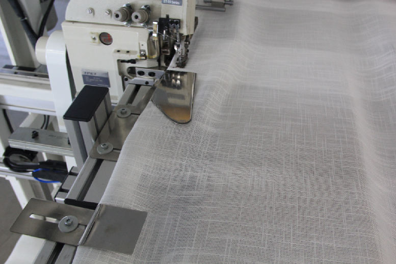 fully automatic curtain sewing machine double sided hemming et 2210-2