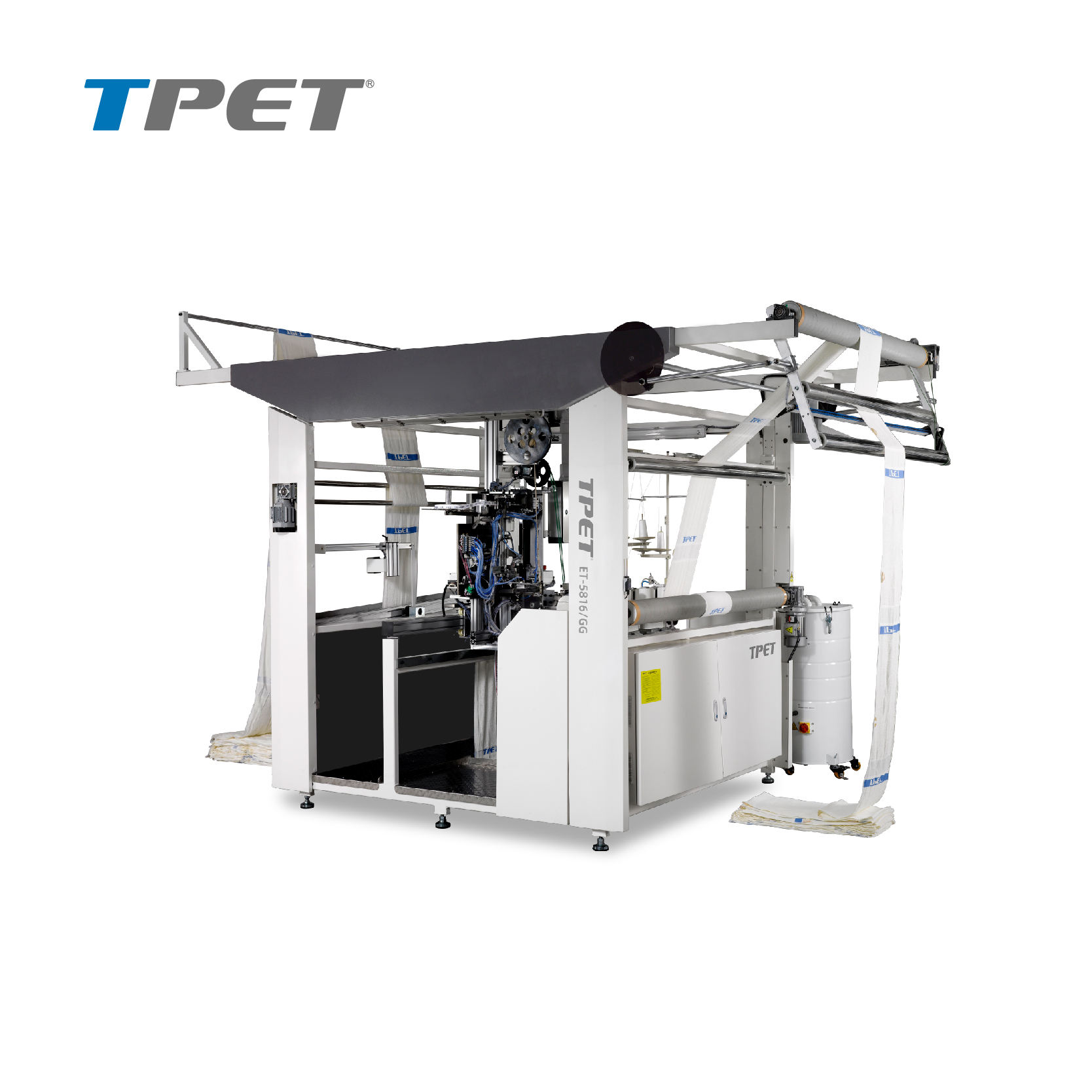 automatic terry towel lengthwise hemming machine et 5816 gg-0