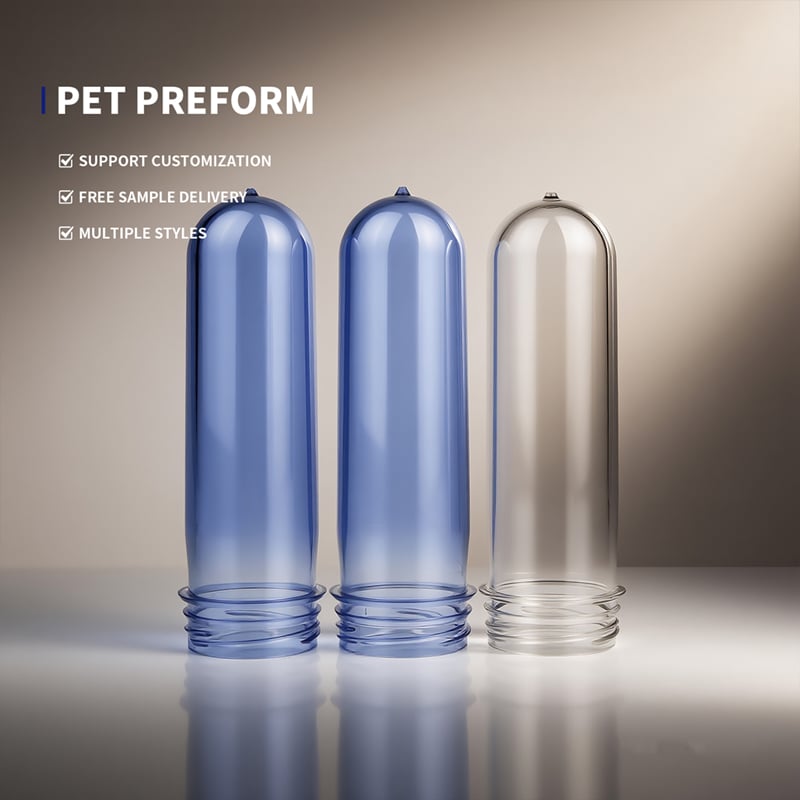 48mm Neck PET Preform for 5L 8L 10L Water Bottle 100% Virgin Food Grade Plastic Bottle Preform with Handle 70g-180g