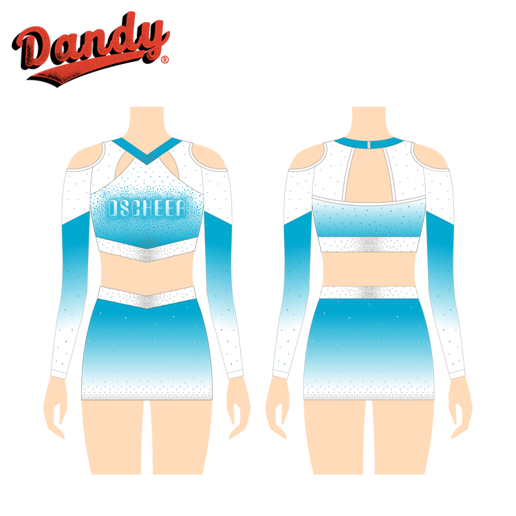 Vibrant Custom School Cheerleading Uniforms Free Samples Available