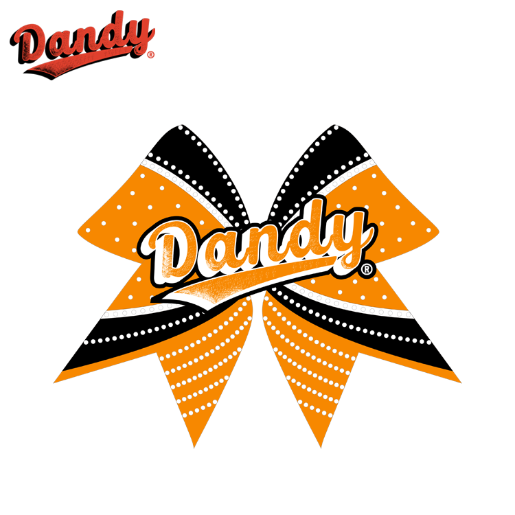 Premium Custom Glitter Cheer Bow – Sparkly Elastic Hair Ribbon with Rhinestone Decoration, Designed for Cheerleading & Dance Competitions