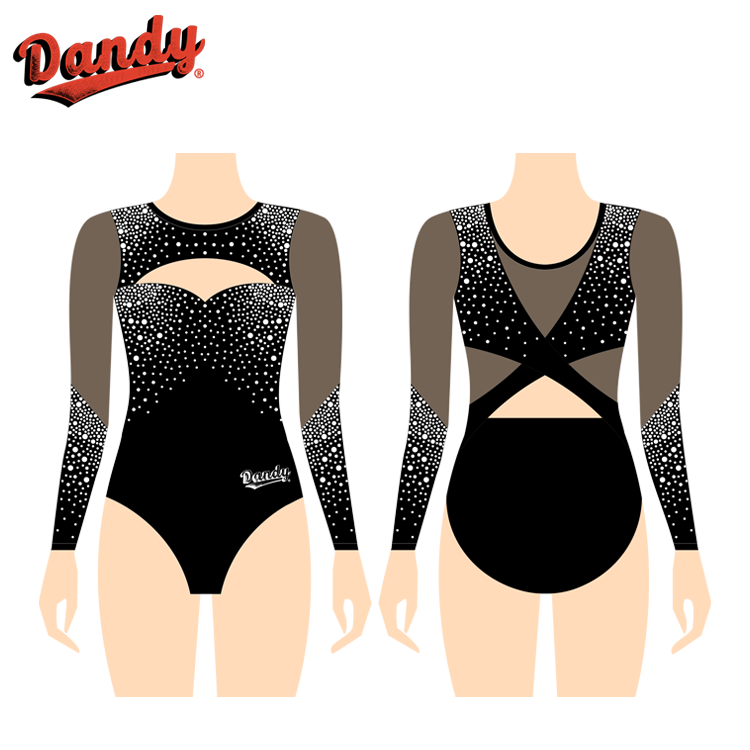 The High-quality Sleeveless Elastic Gymnastics Training Suit Fits the Body Shape Perfectly and Enhances Athletic Performance