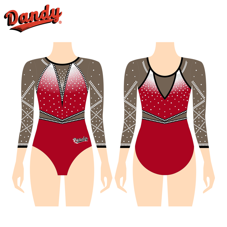 High Quality Shiny Sleeve Tights for Gymnastics at Wholesale Prices
