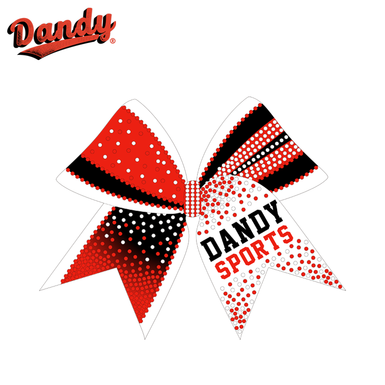 Wholesale Cheer Bows – Factory Price Hair Ribbon with Elastic Band, Free Design and Free Sample Available for Teams