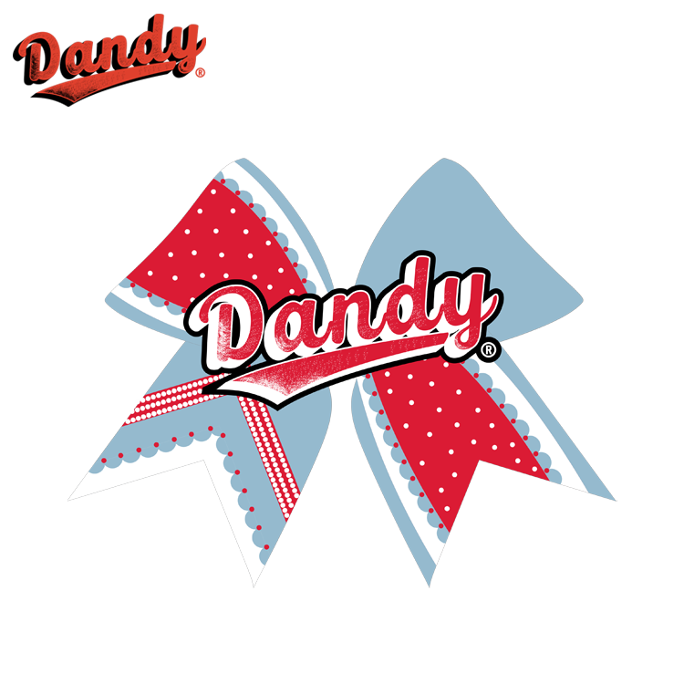 Bulk Cheerleading Glitter Bows – Custom Hair Ribbons with Elastic & Rhinestones, Wholesale for Teams & Dance Schools