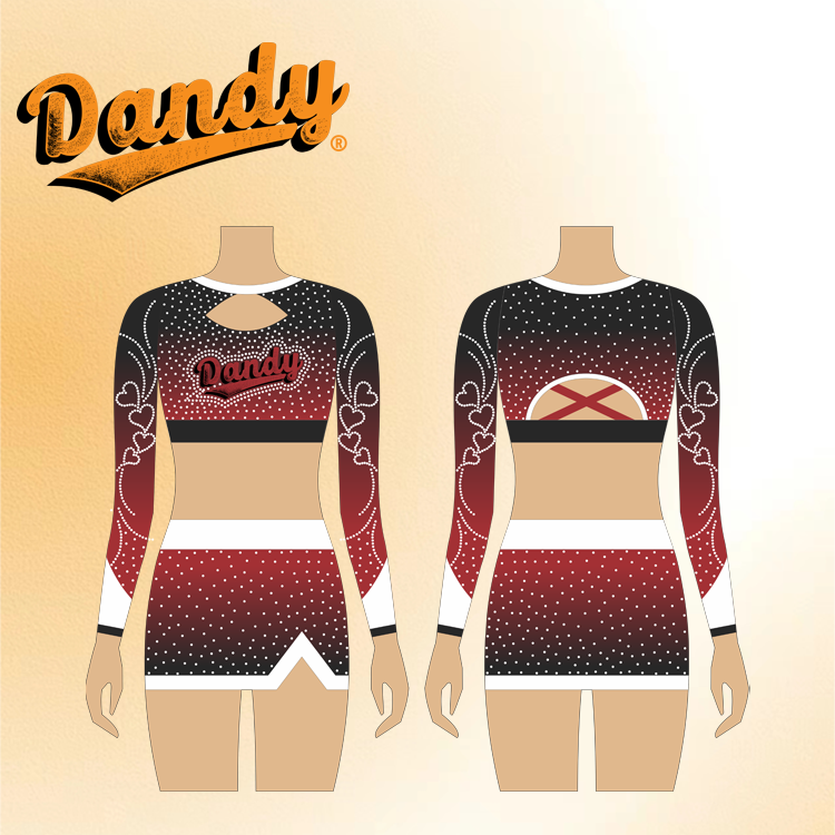 Custom Sparkling Cheerleading Uniforms – Factory Price, Free Design, Sample Available, Fast Delivery