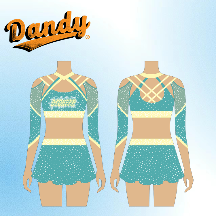 Trendy cheerleading-asusteet - suoraan tehtaasta, korkealaatuinen ja räätälöity tiimisuunnittelu