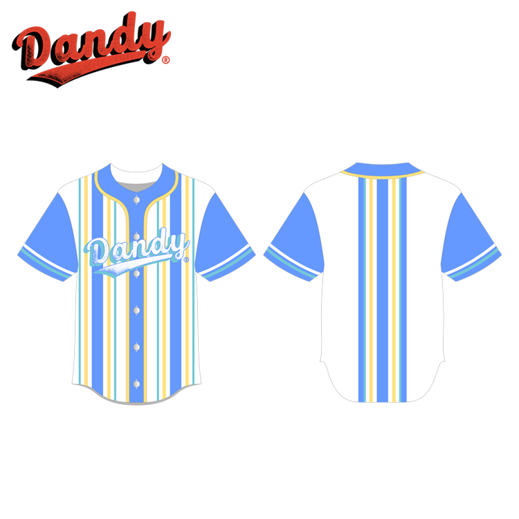 Customize Any Baseball Jersey Design from Dandy Sport Factory with Rhinestones 