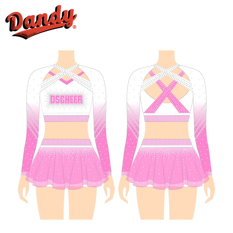 Create Design Custom Cheerleading Uniforms Factory Price Fast Delivery