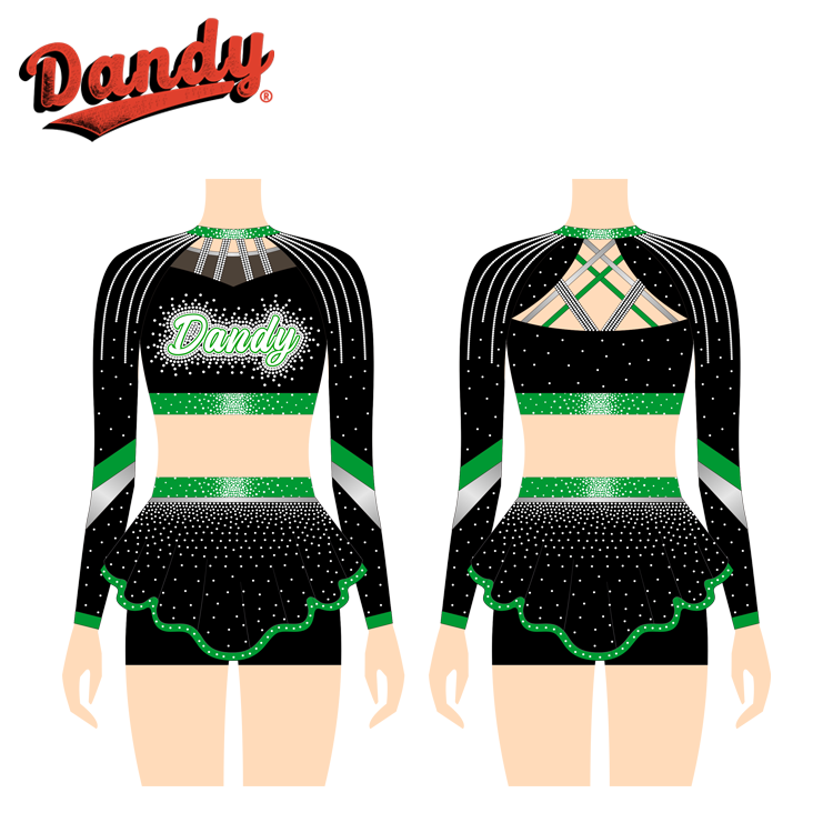 2025 New Style Cheerleader Uniforms High Quality Custom Design Logo Cheerleading Apparel