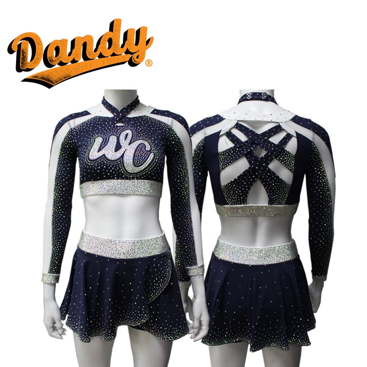 Hot Sale Fashion Cheer Uniforms Custom Made Cheerleading Uniforms for Kids & Adult Sizes