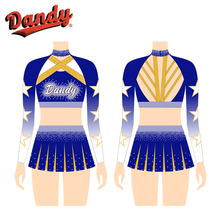 Design Your Own Dream Cheerleading Uniform Shiny Crystals Custom Mystique Cheerleading Costume