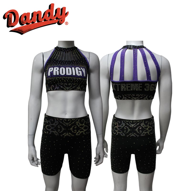 Custom Tank Top Training Outfit – Athletic Spandex Lycra Metallic Mesh Set for Girls, Breathable and Stretchy