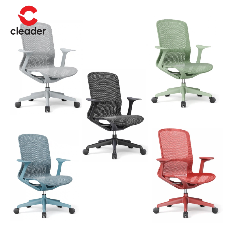 Moderner, bequemer Ergonomiestuhl mit vollflächigem Mesh-Kissen und Fünf-Sterne-Gestell