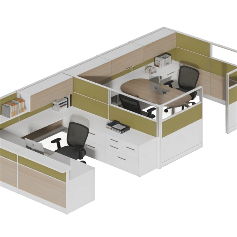 Modulær skærm kontorskrivebord - arbejdsstation