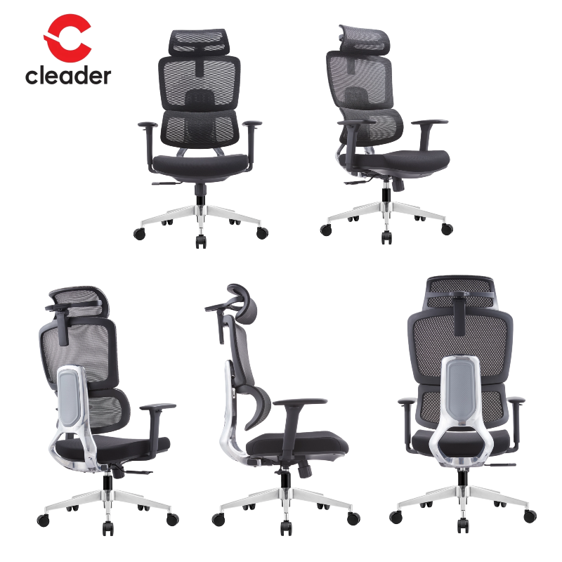 Moderner ergonomischer Bürostuhl, schwerlastfähiger Hochlehner mit Netzrücken für Büro und Heimbüro
