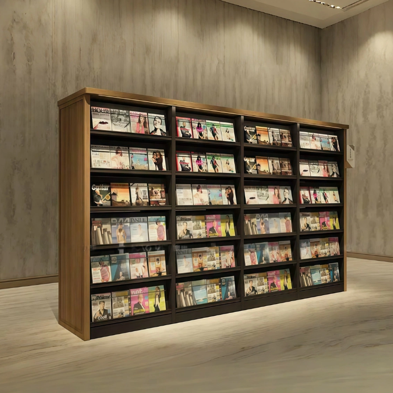 Kvalitets skole møbler biblioteksudstyr stål metal/træ bogreol