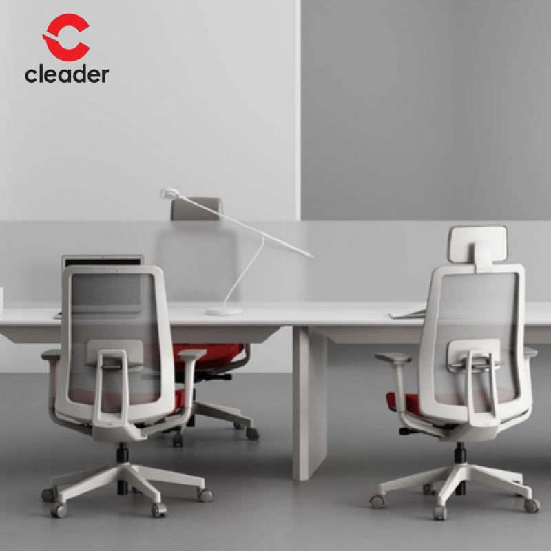 Ergonomisk design med lændestøtte, ergonomisk pivotermesh kontorstol, møbler