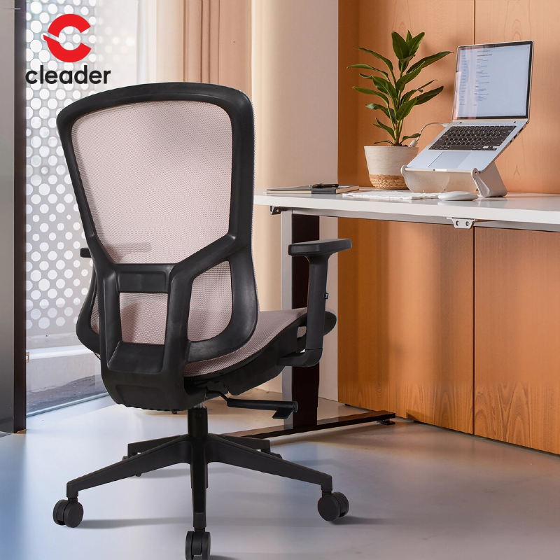 Sedia ergonomica per ufficio comoda girevole moderna a dondolo in tessuto a rete