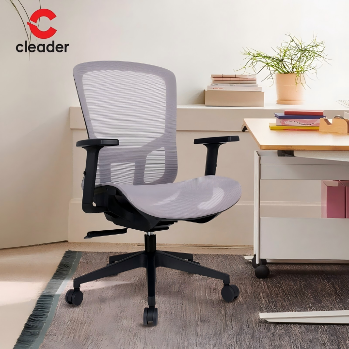 Sedia ergonomica per ufficio comoda girevole moderna a dondolo in tessuto a rete