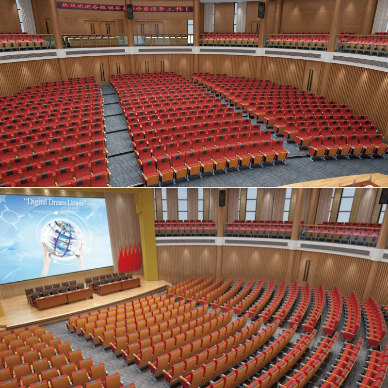 Foredragslokale Sæder med Tablet Auditorium Stol Konferenceværelse Stol