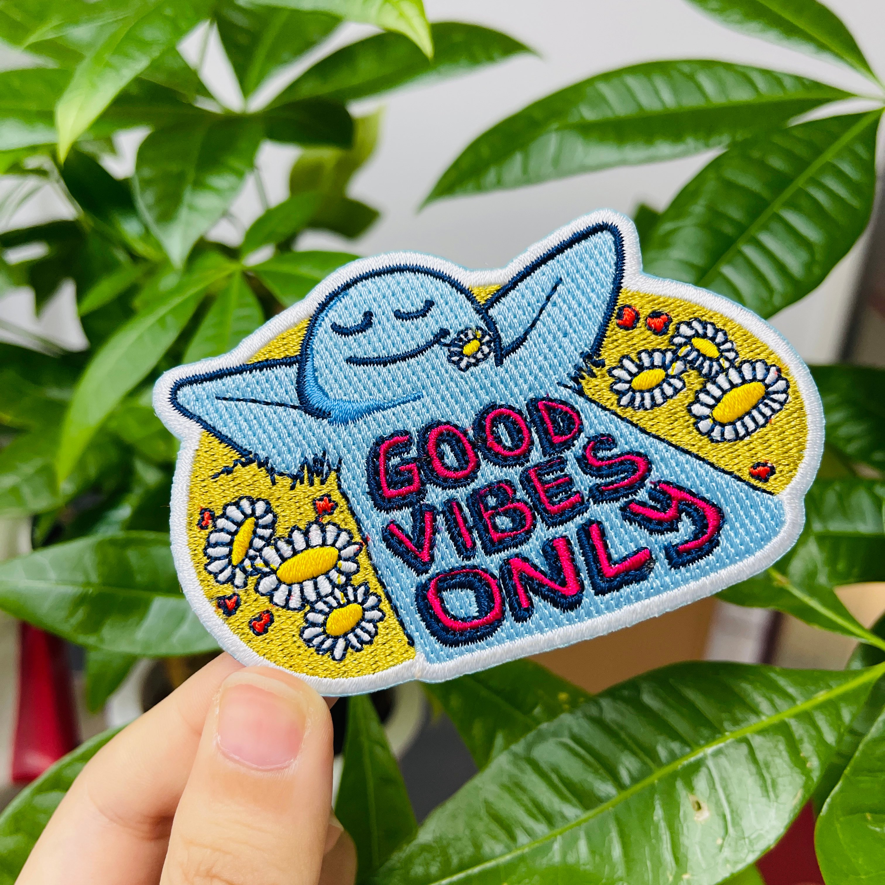Custom Logo Sew On Garment Embroidered Clothing Patches