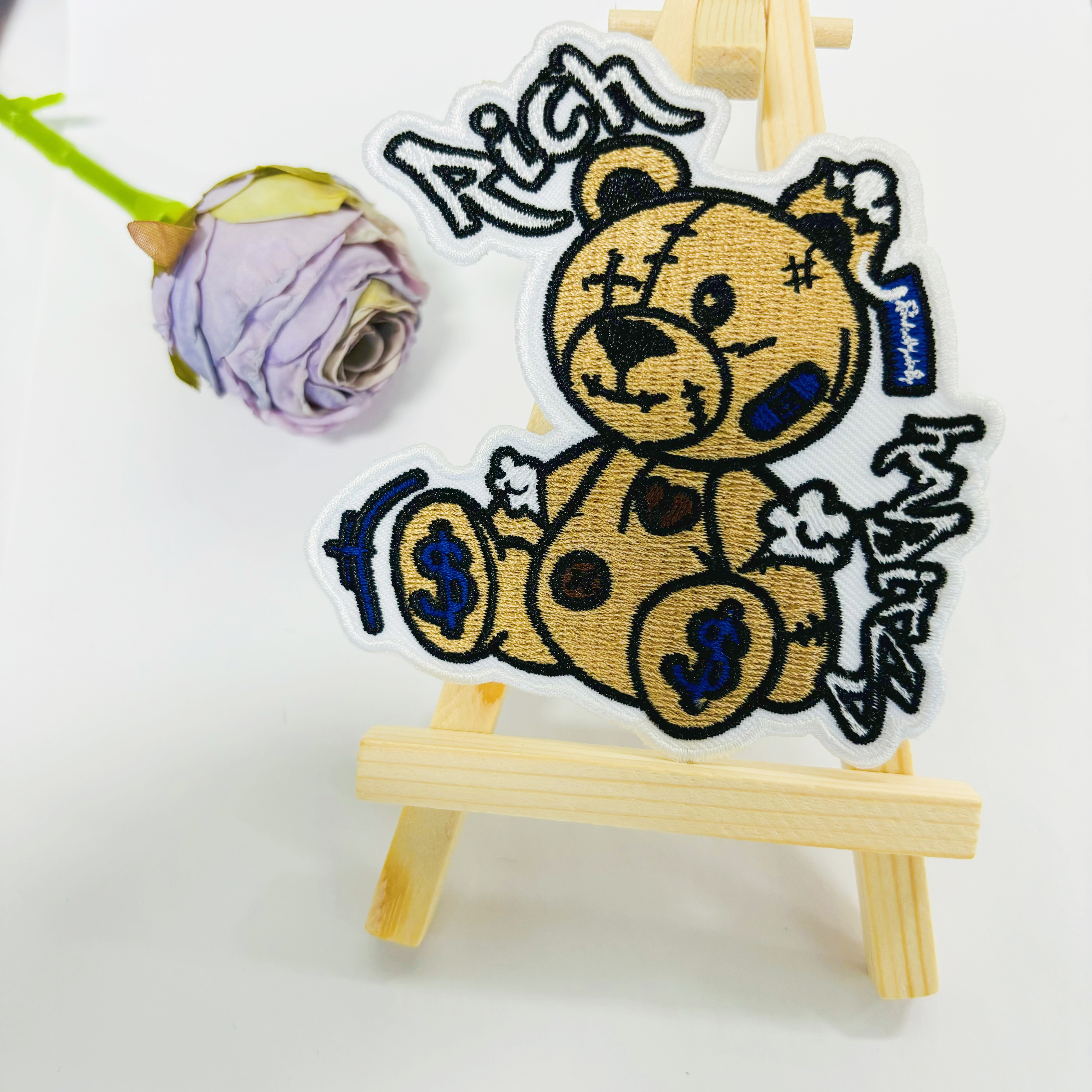 3d Custom Applique Embroidery Patches for Clothing, Hats, Bags