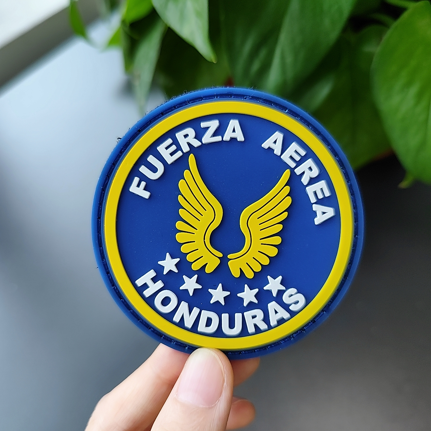 Custom Logo Round Cut Shape Professional Soft 3D PVC Rubber Labels Patch Designer Iron on Patches for Hat