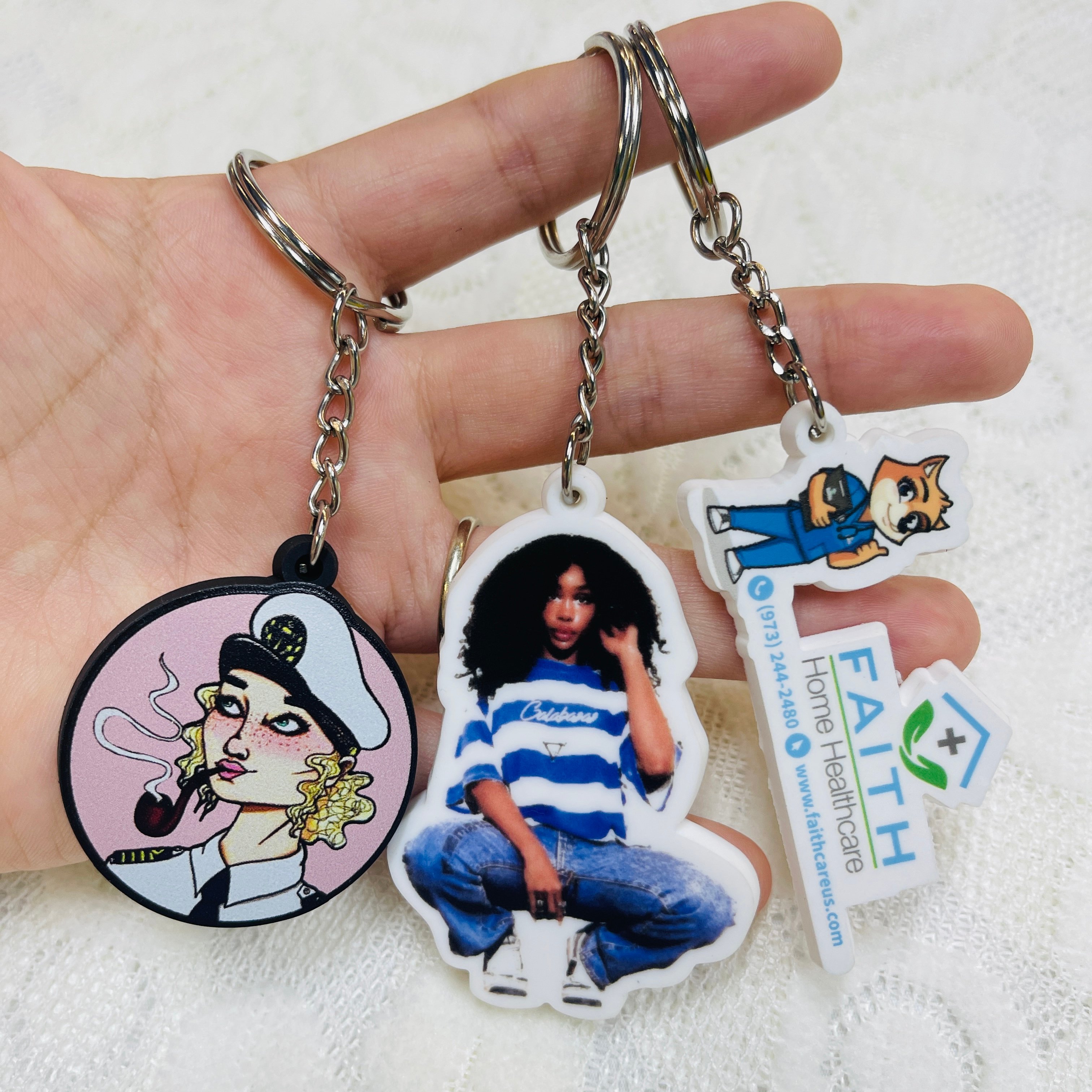 Rubber Keychain Custom PVC