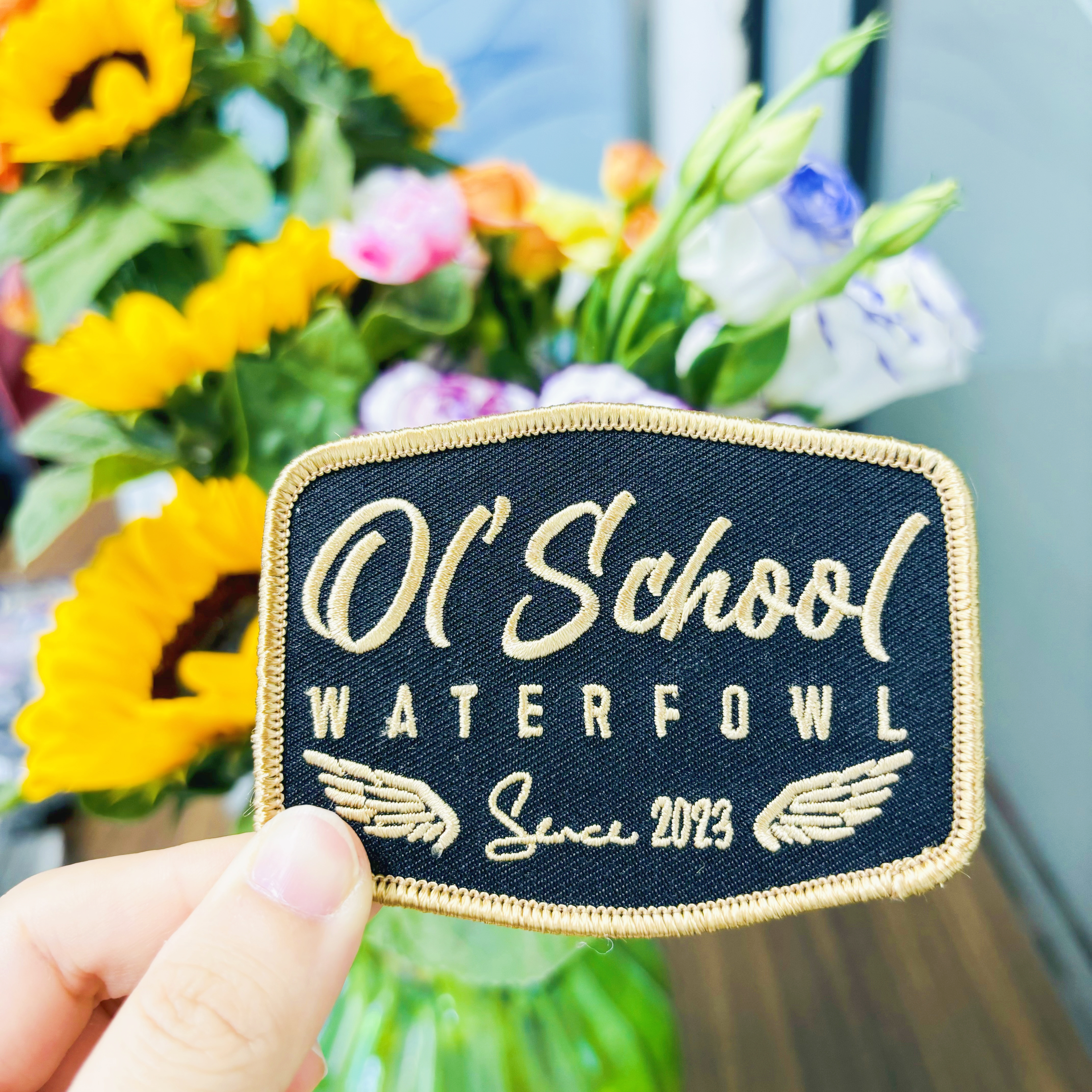 Custom Logo Iron on Embroidered Patches