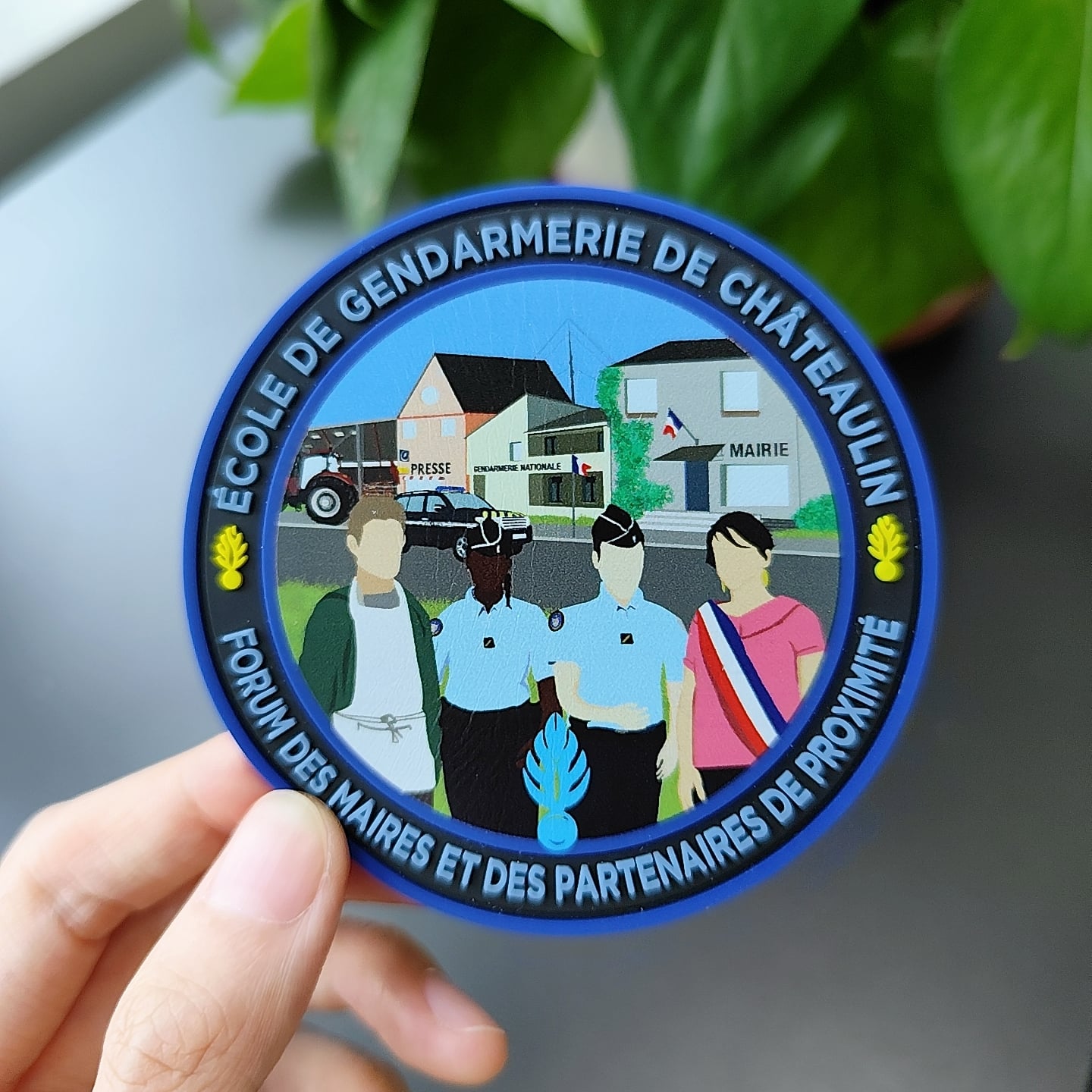 Custom Rubber Badge Sewing Patch