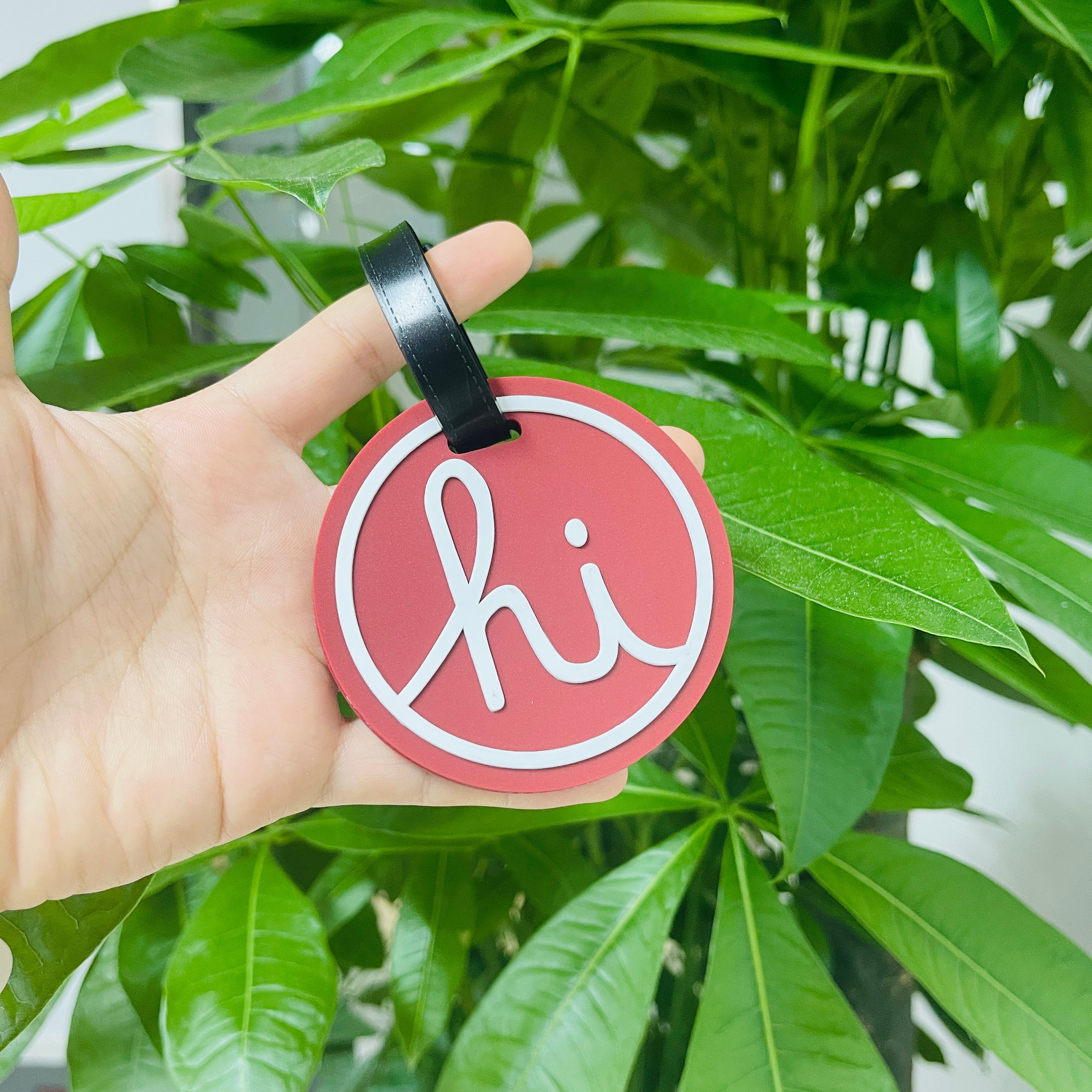 Big Bright Silicone PVC Soft Rubber Luggage Tag Baggage Handbag Travel Suitcase Tags with Name ID Card for Trip Travelling