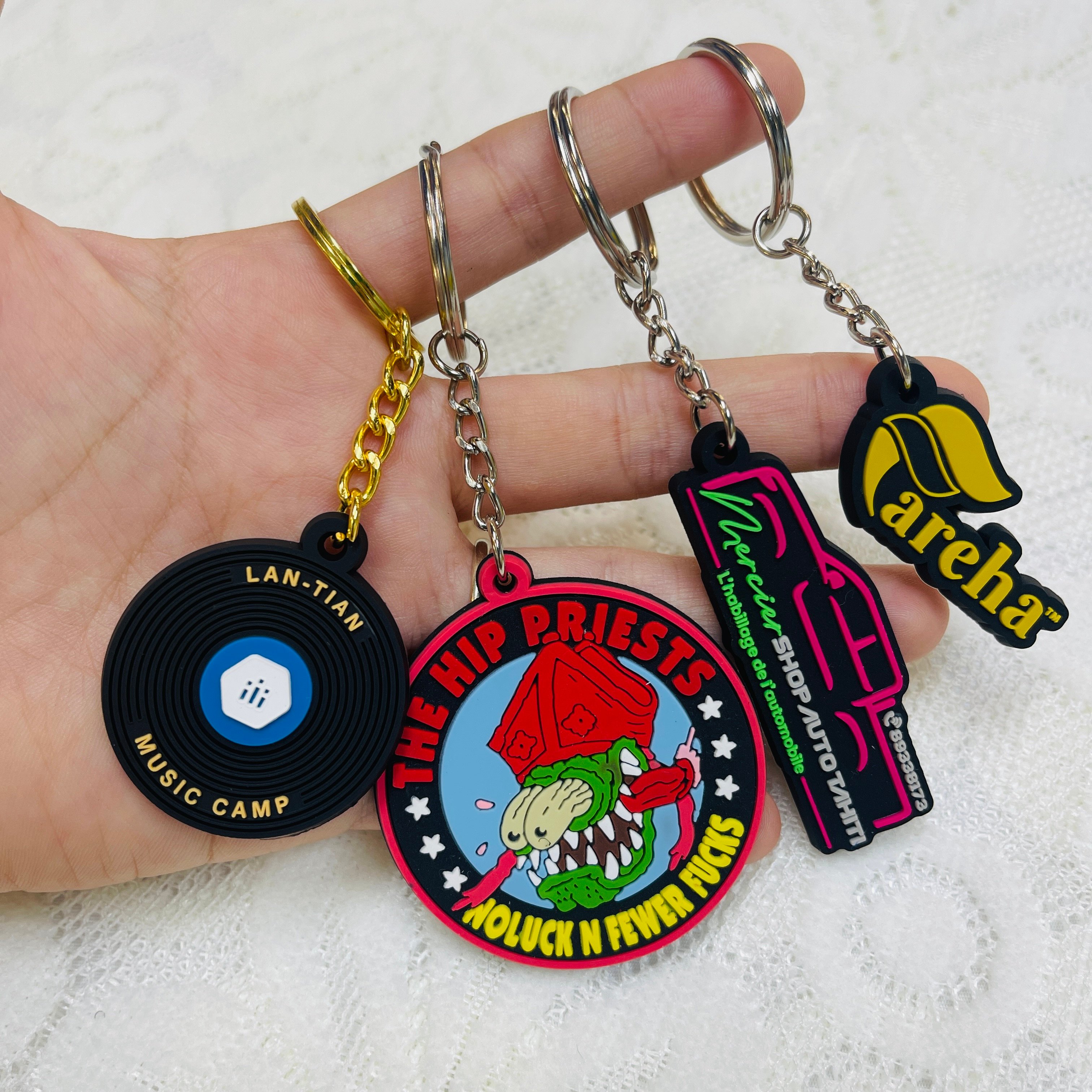 Rubber Keychain Custom PVC