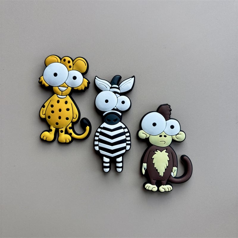 Custom-Shaped PVC Fridge Magnets With Personalized Logo and Colors