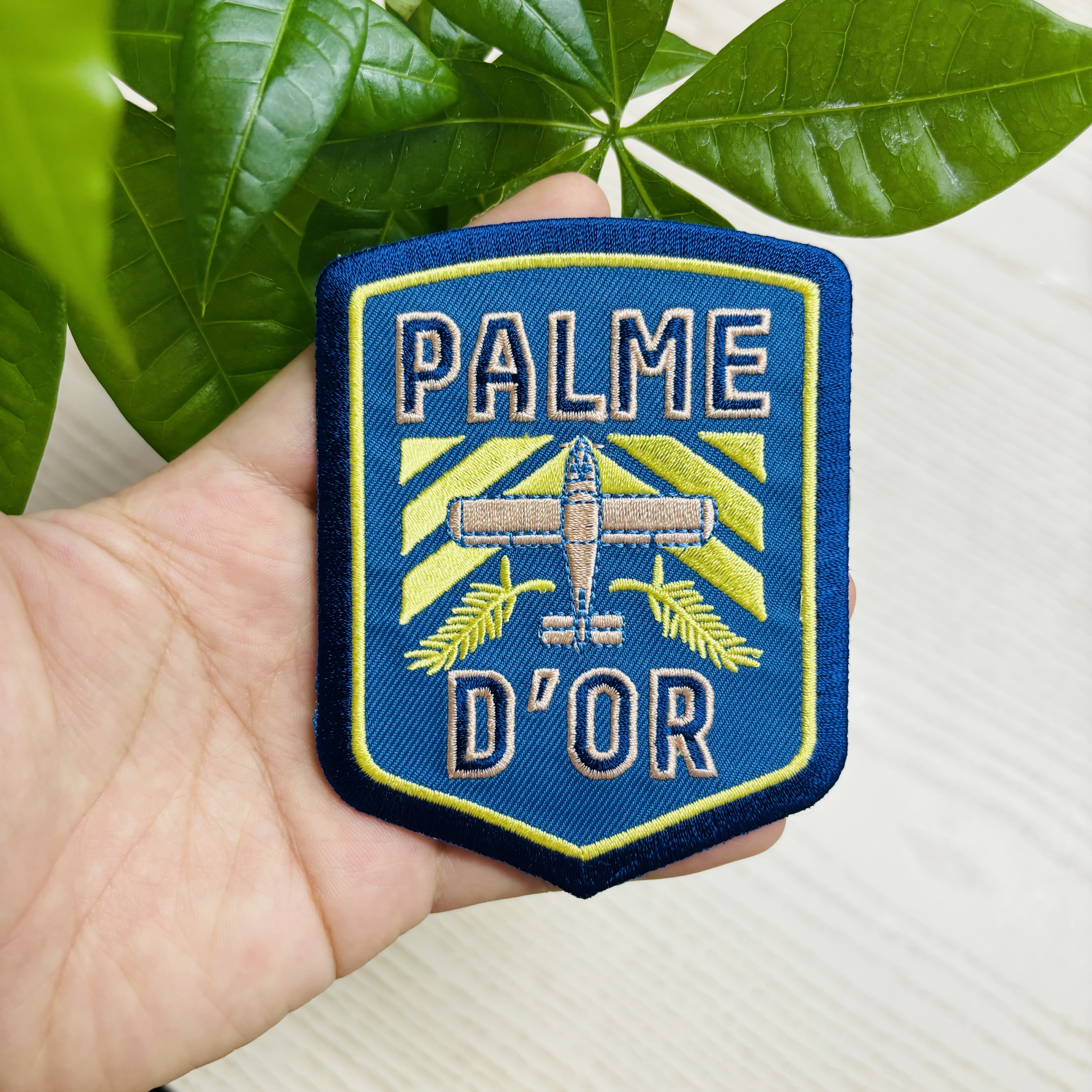 Custom Design Self Adhesive Embroidered Hat And Clothing Patch