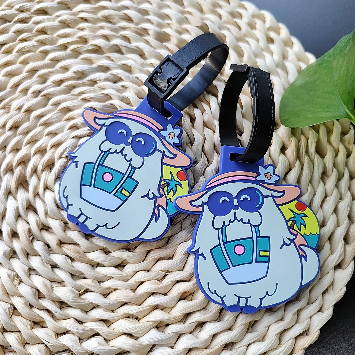 Customized Light weight Soft PVC Travel Luggage Tag Durable Waterproof Journey Suitcase Bag Famous Brand Label Business Gifts