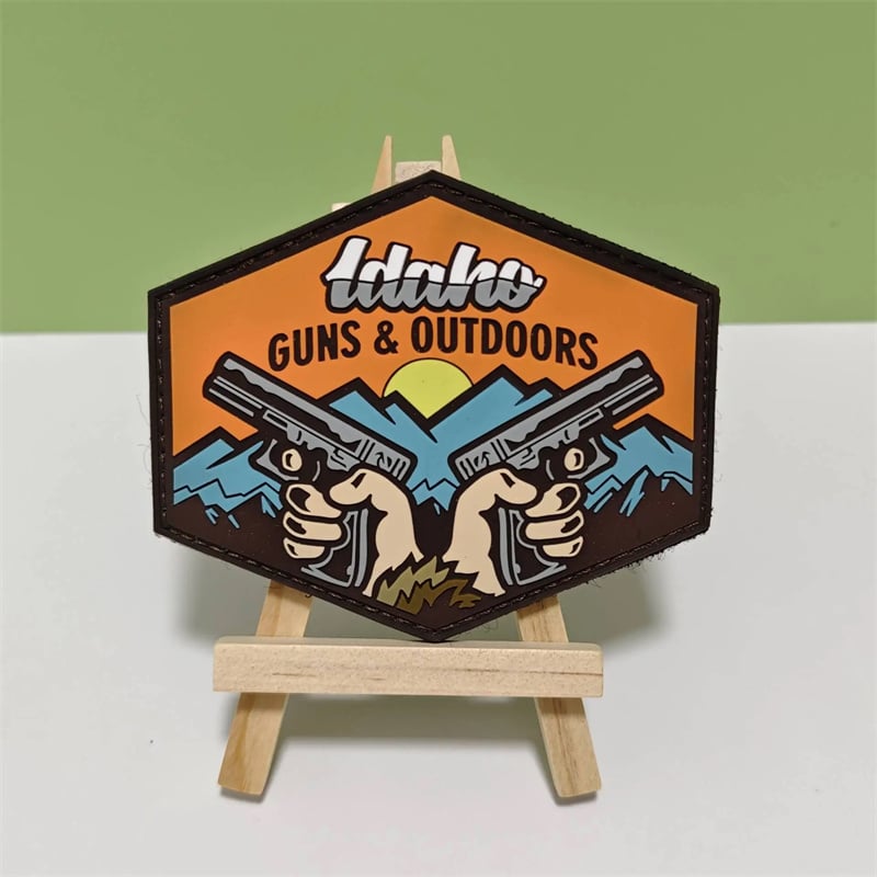 Custom Rubber Logo Patches for Hats and Jackets 