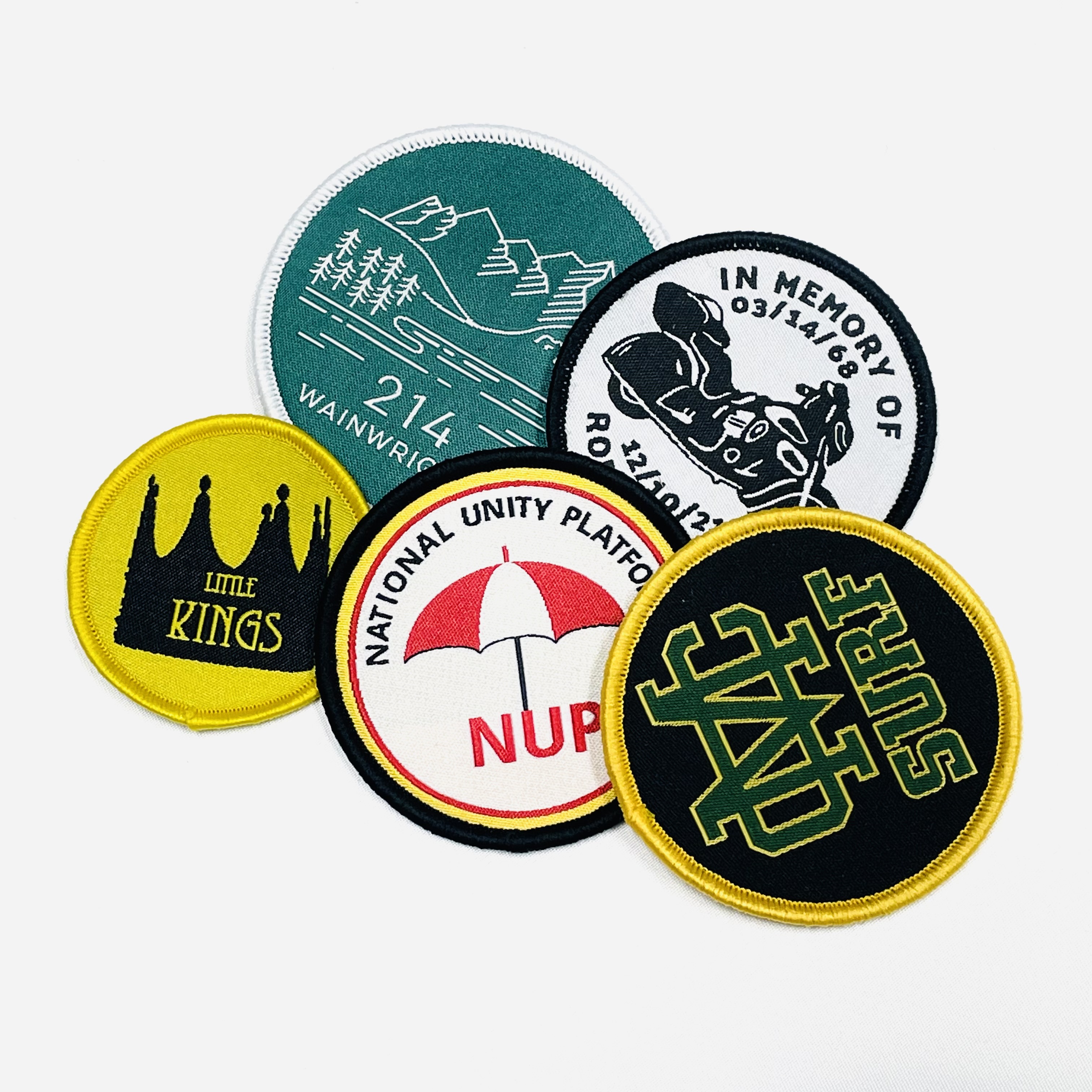 Advanced Technics Custom Woven Tag Patches For Clothing