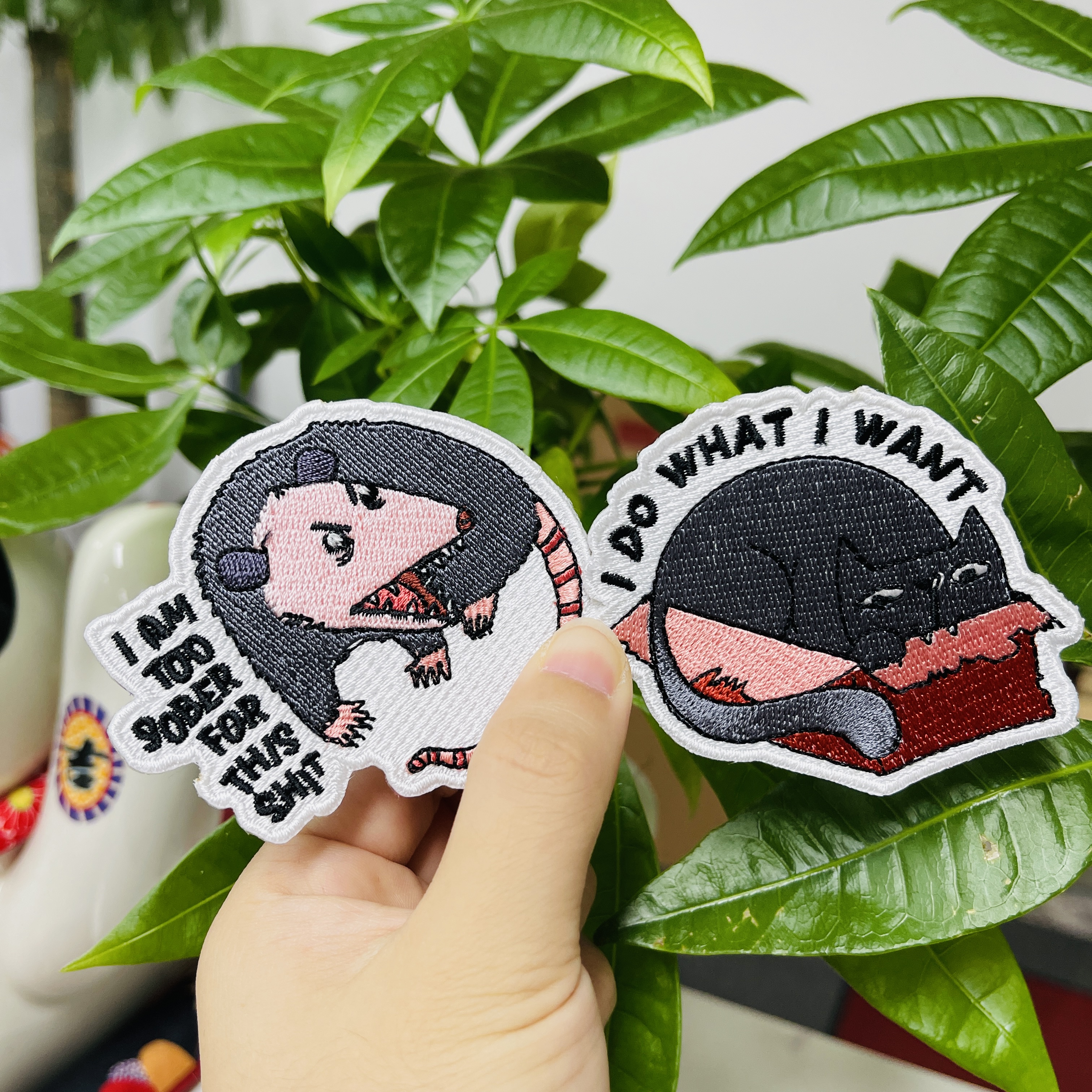 Custom Logo Sew On Garment Embroidered Clothing Patches