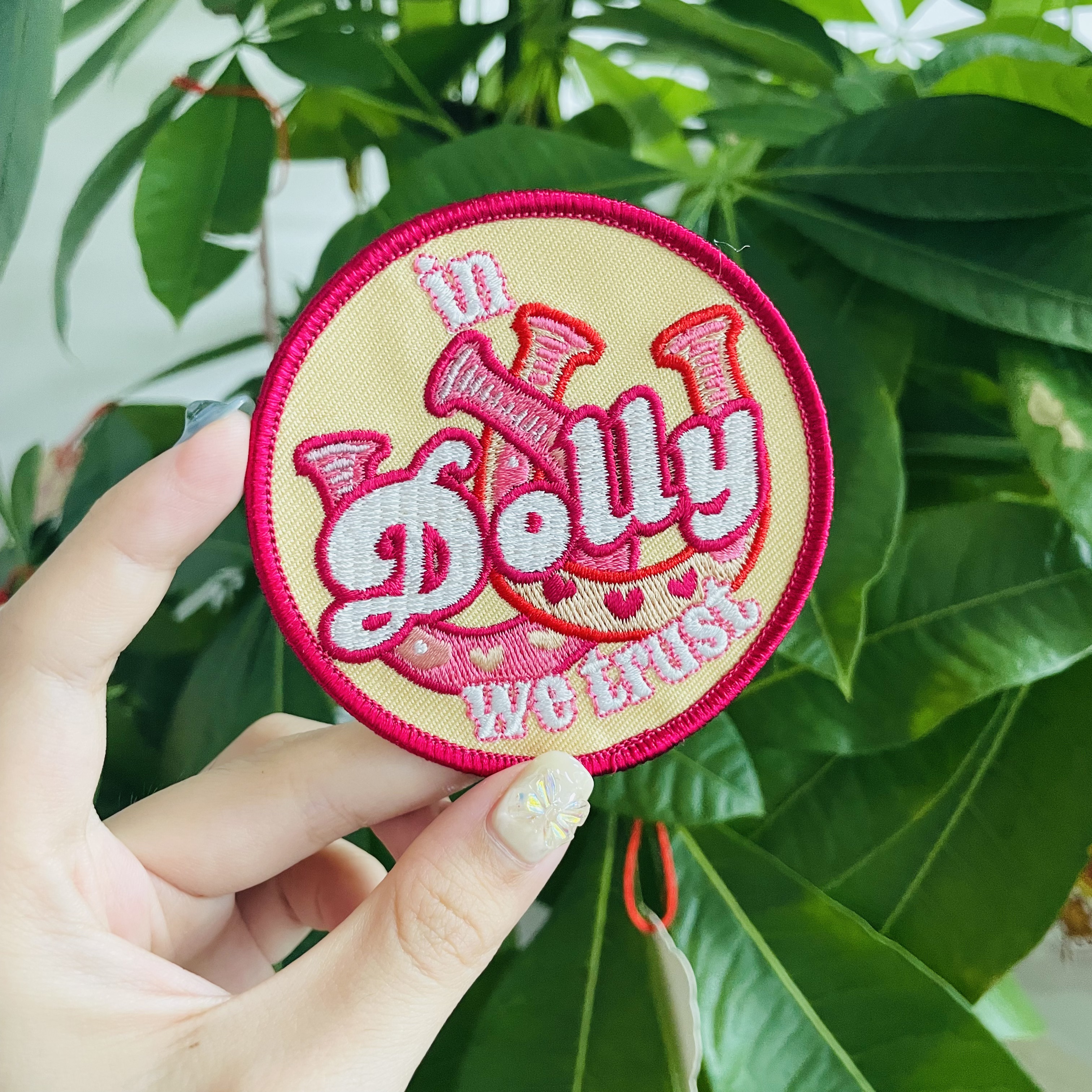 Custom Logo Embroidery Hot Cut Border Patches
