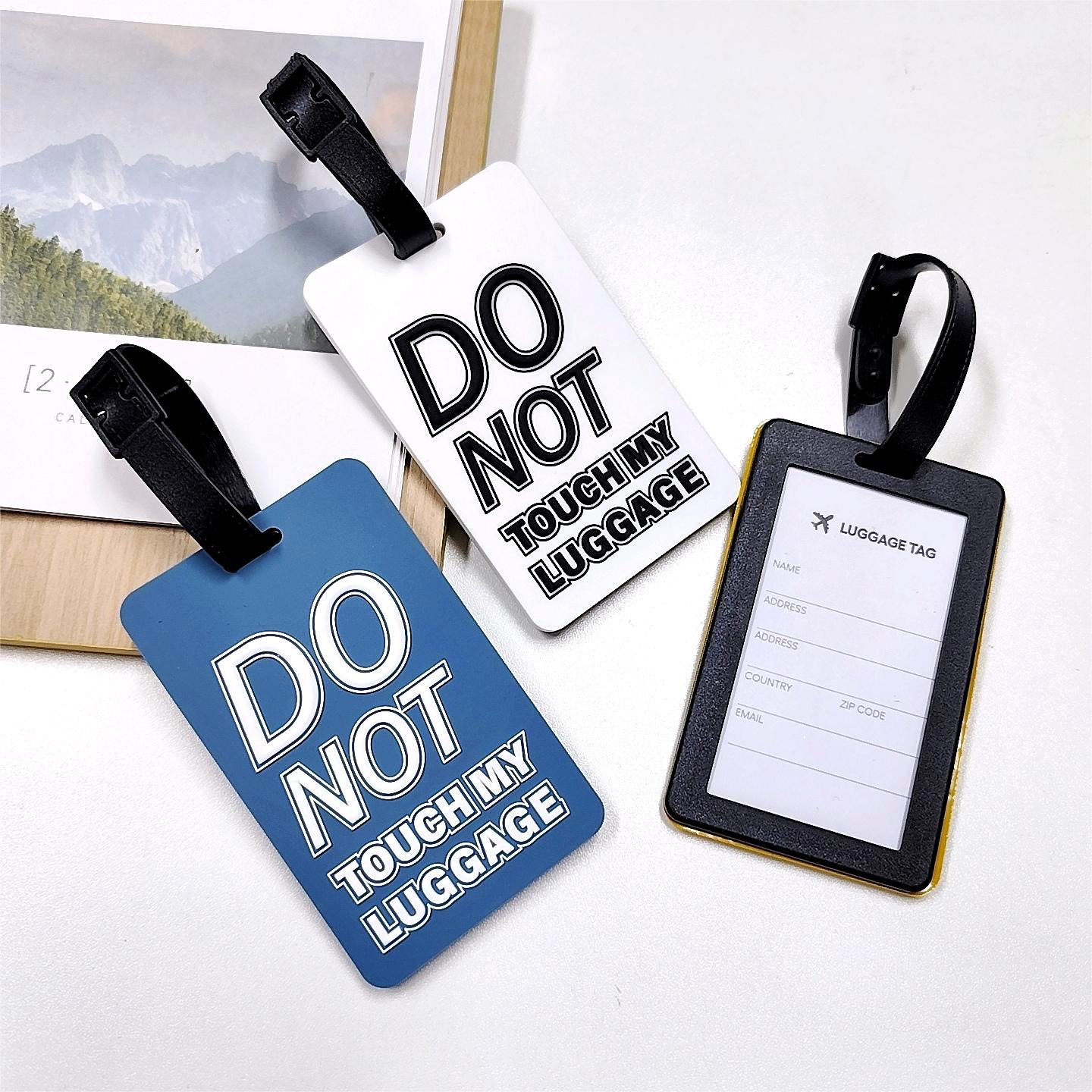 Producător Design Personalizat Creativ Etichetă din PVC pentru Bagaj și Măruntaie