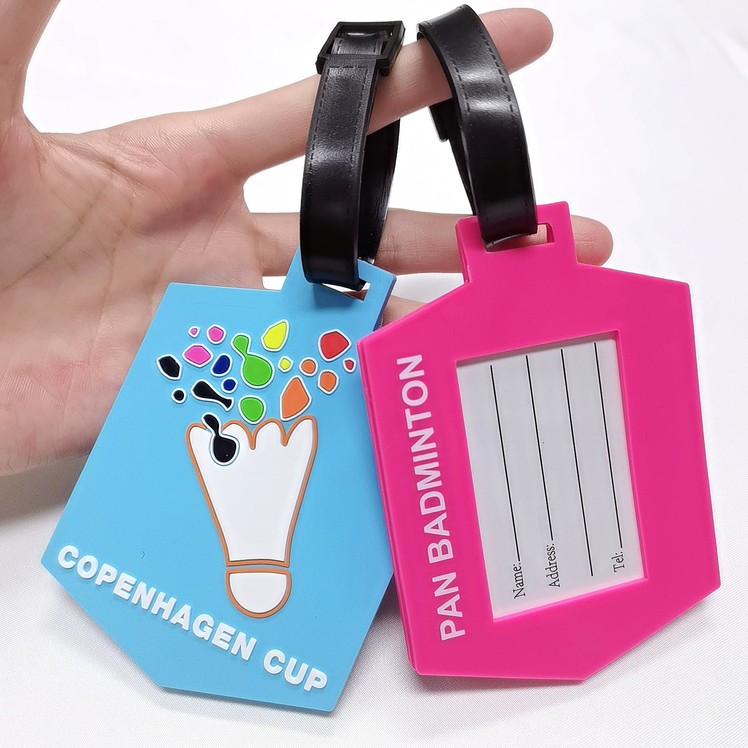 Personalized Promotional Gift Fashion Travel Tag 3D Custom Design Insert Card PVC Rubber Luggage Tag for Suitcase Airplane