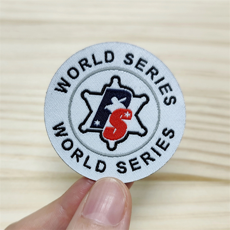 Custom Sew-On Woven Patches for Jackets and Hats 