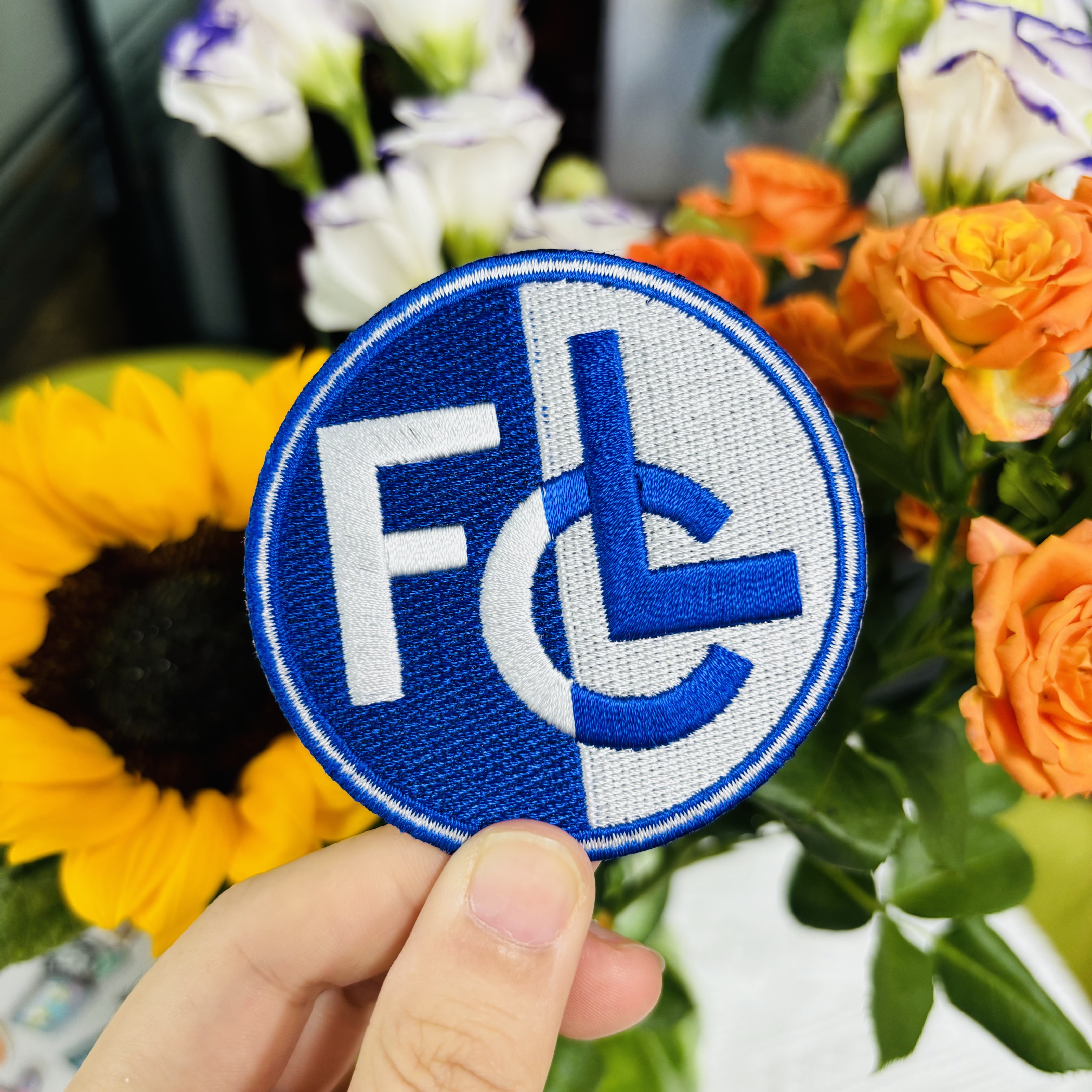 Plant Flower Fashion Embroidery Patches with Iron-on Sew-on Back for Bags