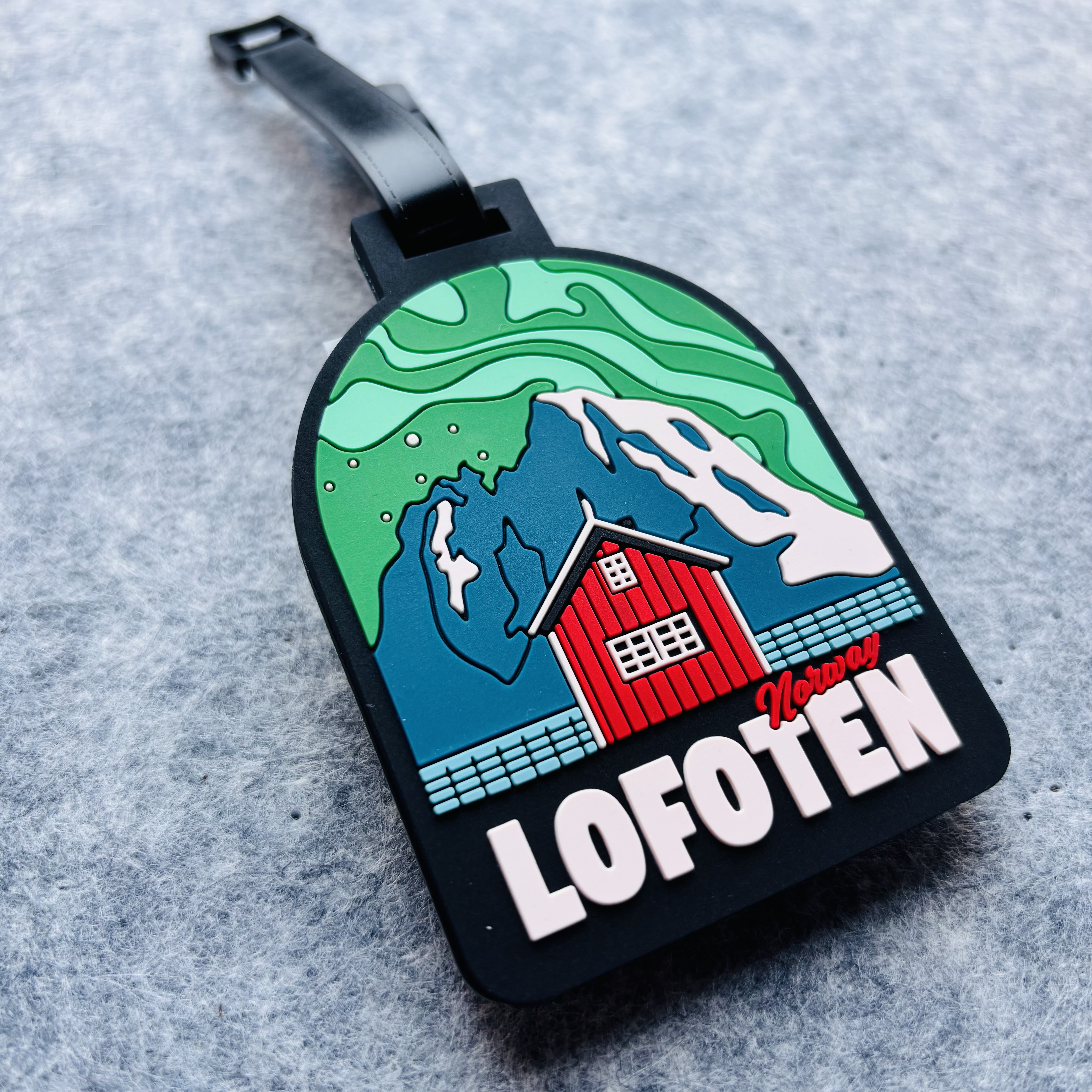 Custom Colorful Waterproof Clear PVC Luggage Tag Soft Baggage Tag with Name and ID Card Plastic Material
