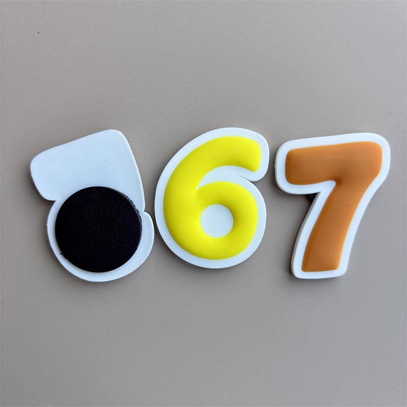 Custom Embossed PVC Fridge Magnets With Raised Logo and Lettering