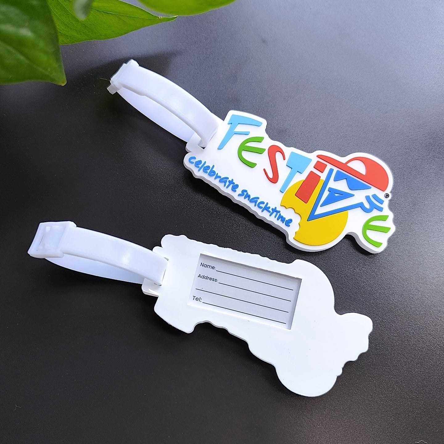 Factory Custom Soft PVC Rubber Travel Tag Low MOQ 3D Bag Tag for Suitcase Decoration Business Promotional Gifts