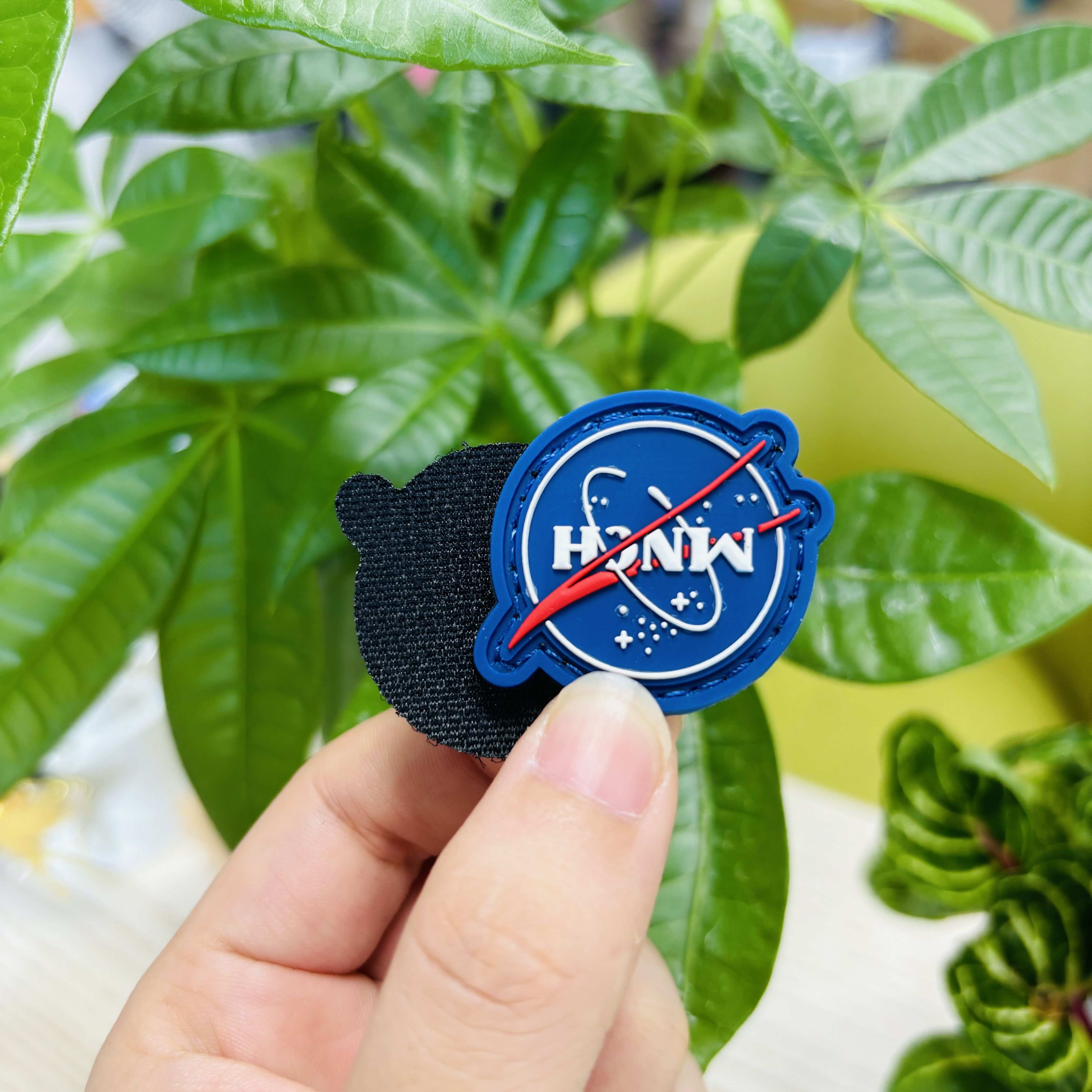 Custom Rubber Logo 3d Patches Glow in the Dark Clothes Garment Embossed Silicone Patches Soft Labels Rubber Pvc Patc